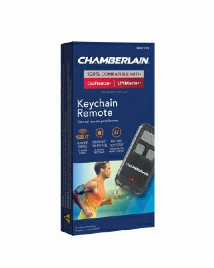 Hardware * | Keychain Garage Door Remote Control Chamberlain Trend Model