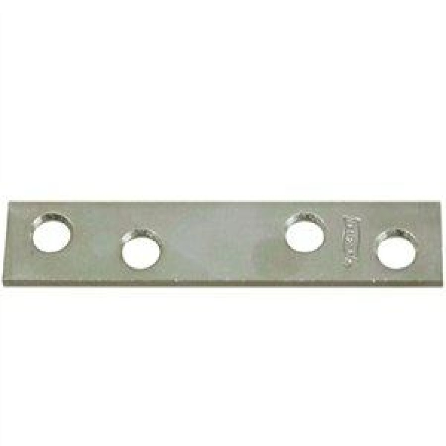 Hardware * | Mending Plate, Zinc, 3 X 5/8-In. National Hardware At Lower Price