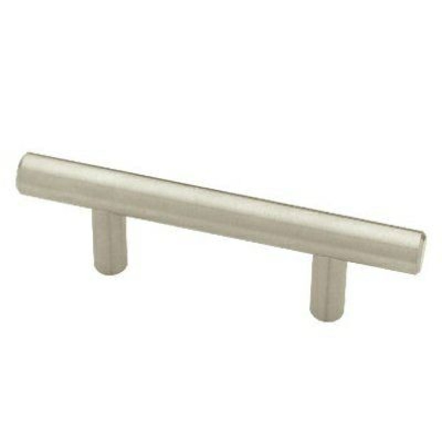 Hardware * | Flat End Bar Cabinet Pull, Stainless Steel, 2.5-In. Liberty Hardware Special Style